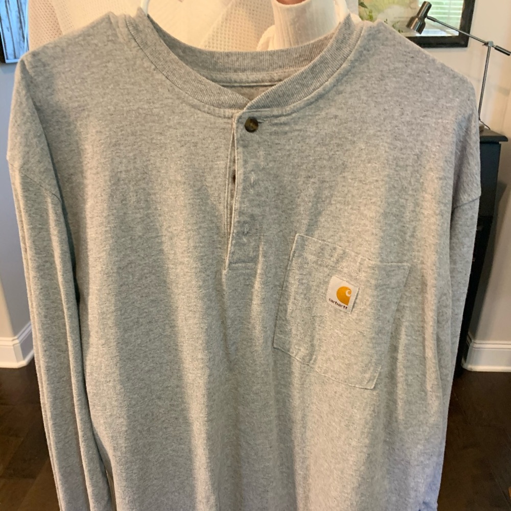 Men’s Carhartt Long Sleeve Henley T-shirt